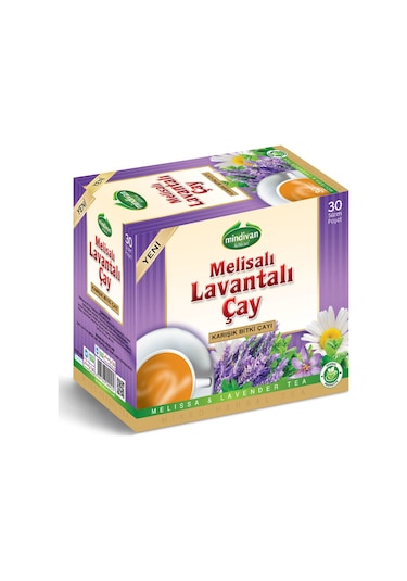 Mindivan Melisalı Lavantalı Karışık Bitki Süzen Poşet Çay 30'lu