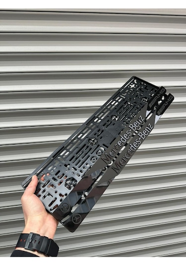 Vipplaka Mercedes Uyumlu Ortası Mat Plakalık