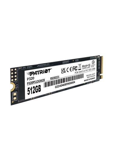 Patriot P320P512GM28 P320 512 GB M.2 2280 PCIe Gen3 X4 SSD