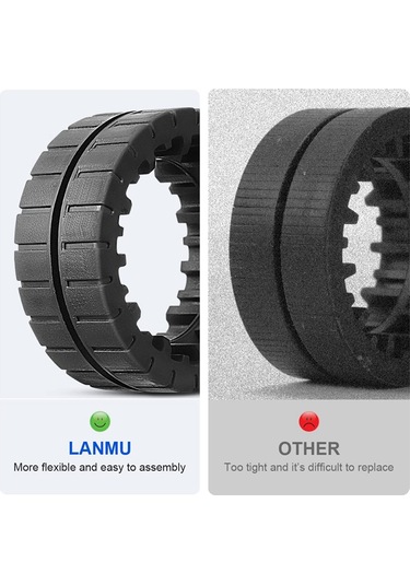 Sointeresting Irobot Braava Jet M6 6110 6012 6112 6113 İçin Kaymayan Yedek Tekerlek Lastikleri Ultimate Robot Mop