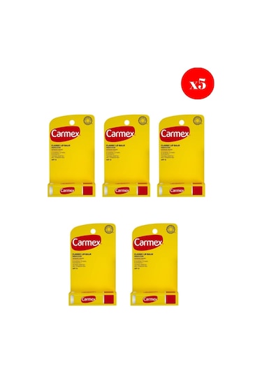 Carmex Classic Lip Balm Medicated 4,25 Gr X5 Adet