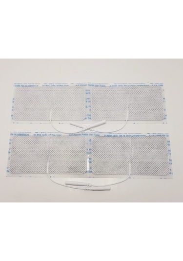 Tens Elektrod Pedi 5x10 Cm Kablolu 4lü Paket 10 Adet