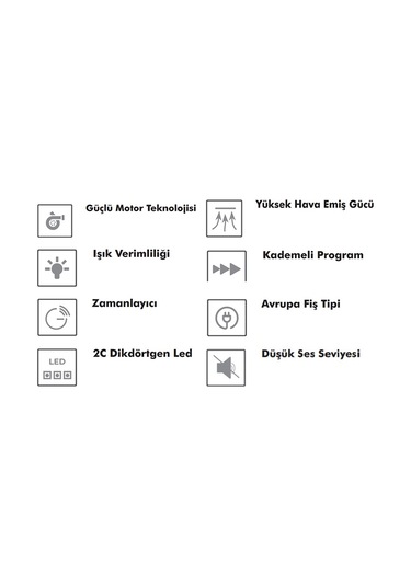 Narte NT-HI30190B 90 Cm Ada Tipi Davlumbaz