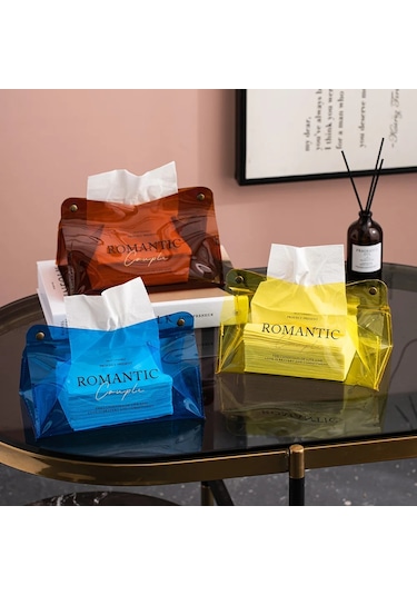 Stil D-yaratıcı Doku Çanta Masa Peçete Tutucu Ev Ofis Depolama Dekoratif Doku Kutusu Araba Doku Kutusu Taşınabilir Tuvalet Kağıdı Tutucu