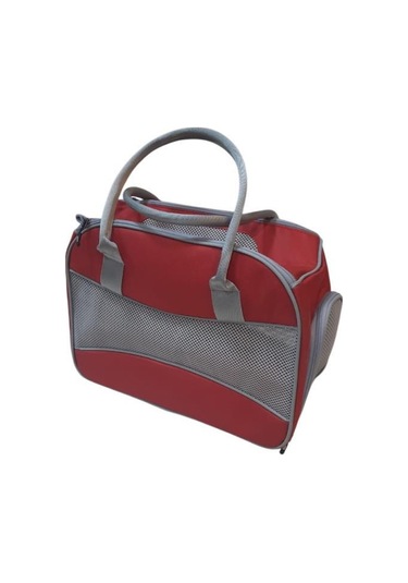 La Vista Uçak Kabin Boy Style Flybag Kedi, Küçük Köpek Taşıma Çantası Kırmızı 30-20-40cm