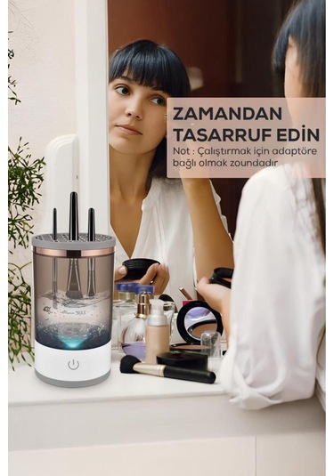 Otomatik Makyaj Fırçası Temizleme Makinesi