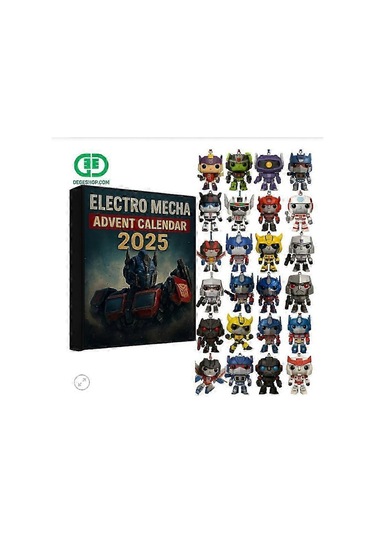 2025 New Transformers Advent Holiday Countdown Blind Box Christmas Tree Decoration Acrylic Pendant -cn