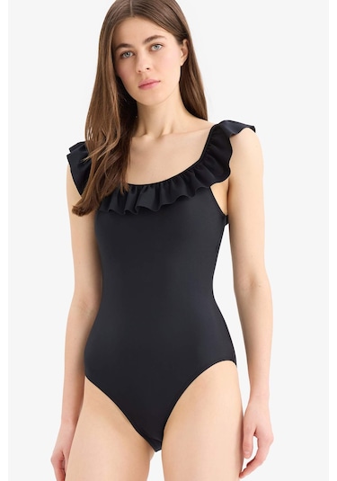 Defacto Regular Fit Mayo-fall İn Love W9117az25smbk81 Siyah