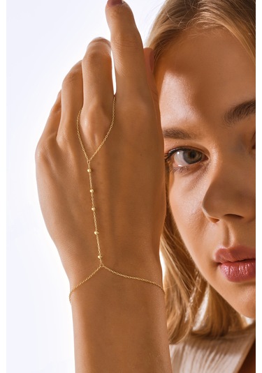 14 Ayar Altın Şahmeran Parlak Sıralı Toplu Şahmeran - Mmblk-33039 Sarı Altın