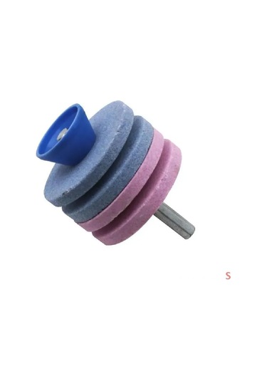 Symbee Elektrikli Matkap Tipi Çim Biçme Makinesi Bileme Başlığı - 4 Katmanlı Metal Parlatma Ve Keskinleştirme İçin