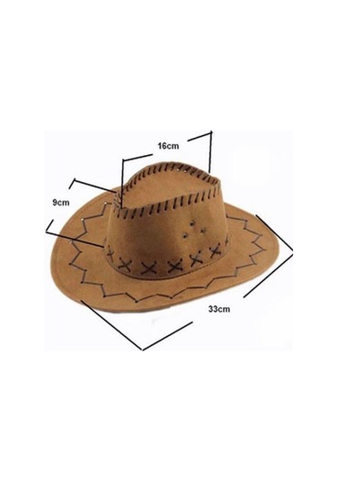 Dorax Bej Kovboy Şapkası Bej
