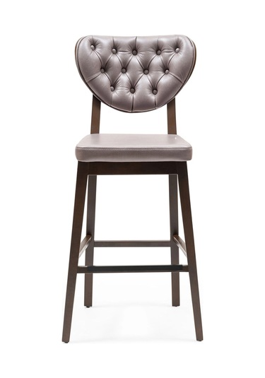 Olivya Ahşap Bar Sandalyesi Ceviz