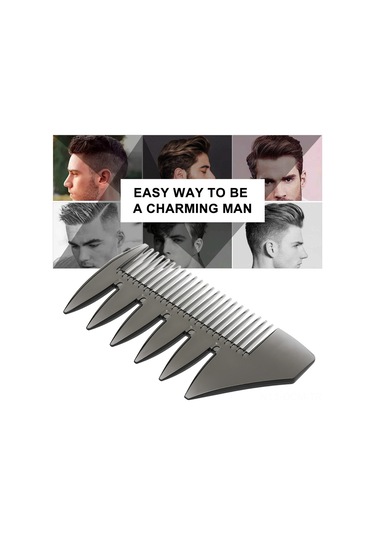 Qingmipy Çift Taraflı Masajlı Saç Tarak - Geniş Dişli Saç Şekillendirme Fırçası