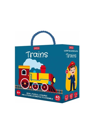 Learn The Words With Trains Canlı Renkler