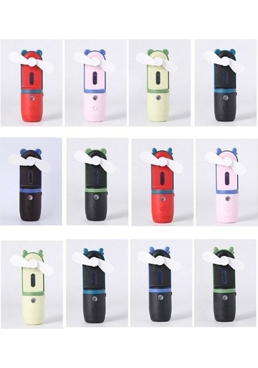 Usb Şarj Mini Fan Elde Taşınabilir Taşınabilir Soğutma Sevimli Fan Renk Stili 6438 Beyaz