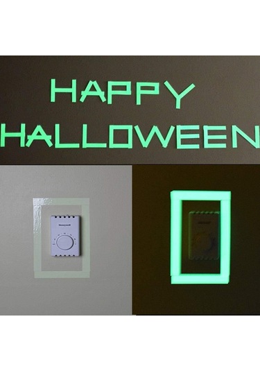 Kosona Fosforesan Yeşil Band 10m X 2.54cm - Merdiven, Duvar, İhbar İşaretleri İçin, 6-8 Saat Parlar, Su Geçirmez, Kalıcı Yapışkan Diğer