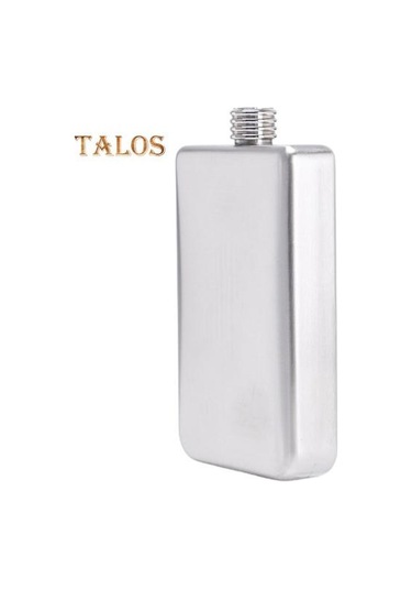 Likör Şişesi Sızdırmaz Hediye Hafif Uzun Ömürlü Kamp Metal İçme Flagon Kamp Aksesuarları Gümüş