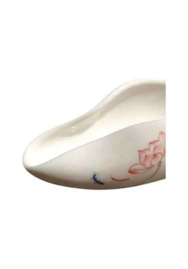 Suntek Ev Büfe Balık Ve Nilüfer Için Seramik Dozaj Kabı