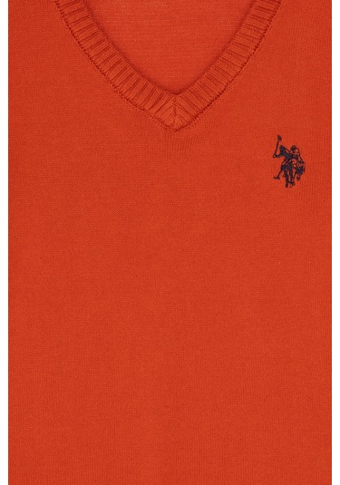 U.s. Polo Assn. Erkek Çocuk Kiremit Kazak /triko 50315611-vr031 Kiremit