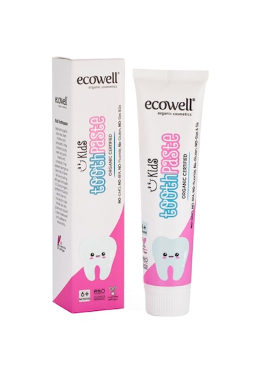 Ecowell Organik Çocuk Diş Macunu 6+ 75 G