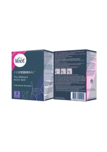 Veet Professional Bikini Bölgesi Tüy Dökücü Krem 2 x 50 ML + Tüy Dökücü Krem 50 ML +  Nemlendirici Köpük 50 ML