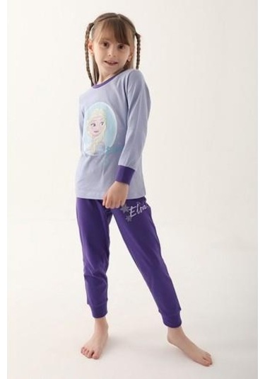 Frozen Kız Çocuk İkili Takım Açık İndigo