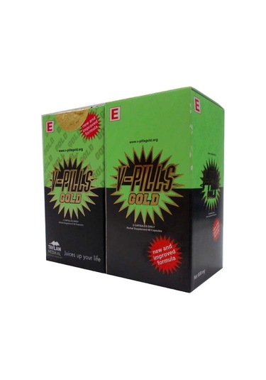 V-Pills Gold Bitkisel 60 Kapsül 2Kutu