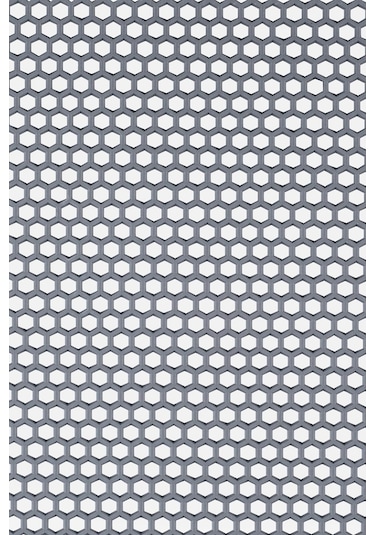 Kaydırmaz Gri Bal Petek Paspas Yolluk En:90cm