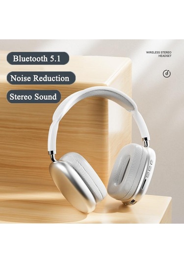 Vaorlo Bluetooth Kulaklık Kablosuz Kulaklık Subwoofer Kulaklık Mikrofonlu Kulaklıklar Ios Android Telefon İçin