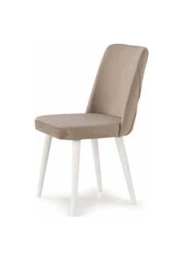 Bera Ağaç Ayak Zirve Sandalye Krem