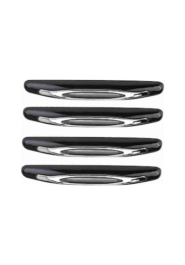 Kosona 4 Adet Siyah Araba Kapısı Koruması - Dayanıklı Plastik, Çizik Ve Çarpma Koruyucu, Kolay Kurulum