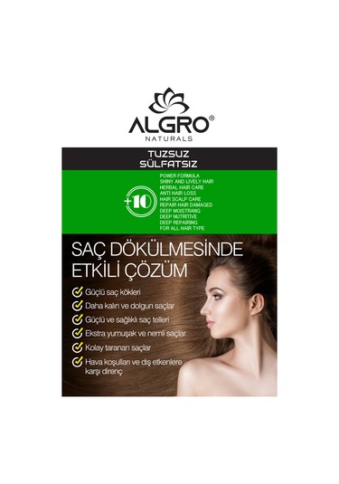Algro Greenline Bitki Özlü Yenileyici Saç Bakım Şampuanı 500 ML