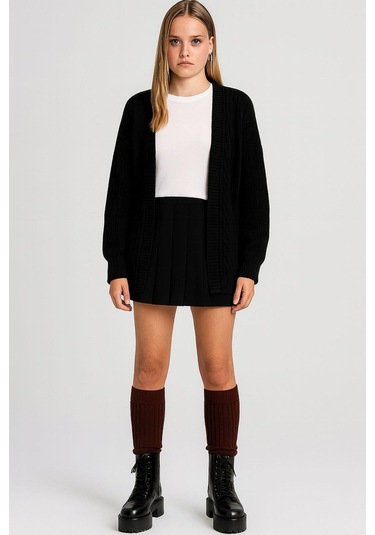 3 Çift Basic Kalın Pamuk Karışımlı Tozluk Kahverengi-gri