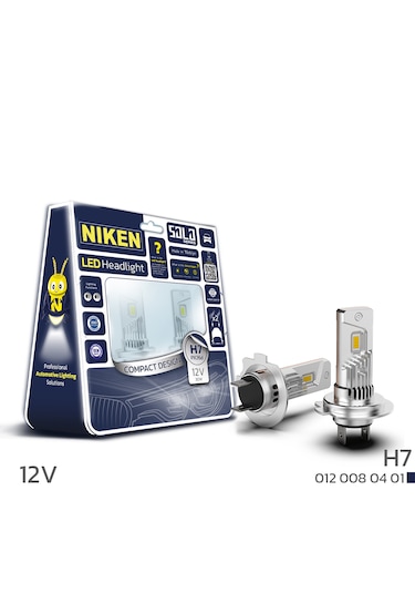 H7 Led Xenon Far Ampulü Solo Serisi Niken 8000 Lümen