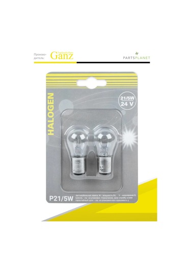 Ganz Araba Lambası P21/5w, 24v 21/5w, 2 Adet 299409685