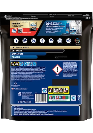 Finish Ultimate Hepsi Bir Arada Bulaşık Makinesi Deterjanı 85 Tablet