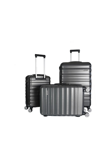 Vegmann Delphin Antrasit 3 Lü Valiz Seti Antrasit