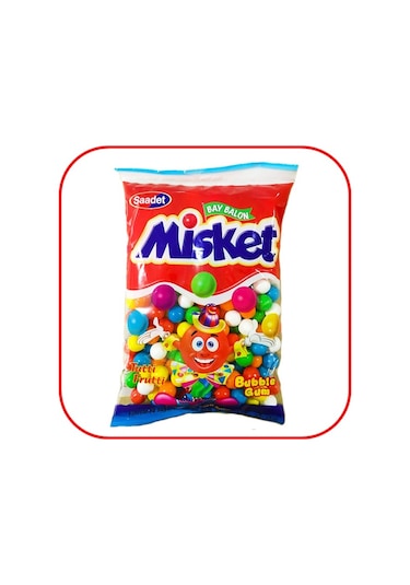 Saadet Misket Sakız / Otomat Sakızı 222 Adet
