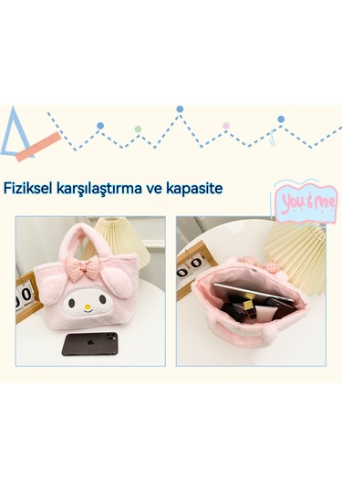 Kuromi El Çantası-siyah 28 20cm Siyah