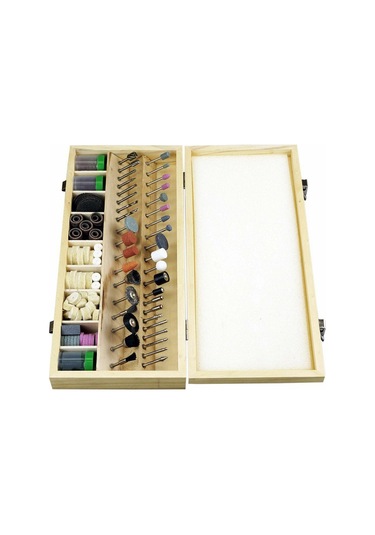 Reedark 228 Parça Döner Alet Aksesuar Seti - Metal Ve Ahşap Parlatma, Zımparalama, Kesme İçin Profesyonel Çözüm