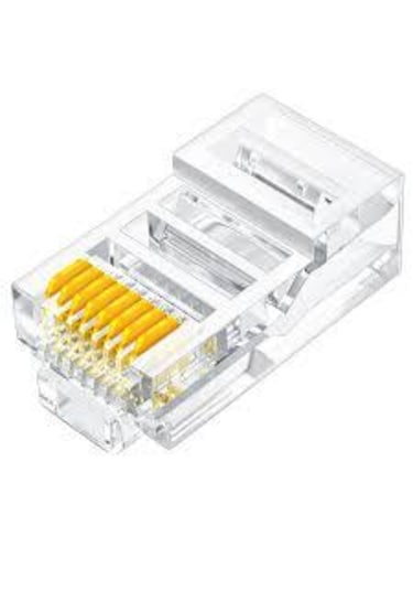 Rj45 Cat6 Ethernet Konnektör Yüksek Performanslı Network Jak Normal Tip