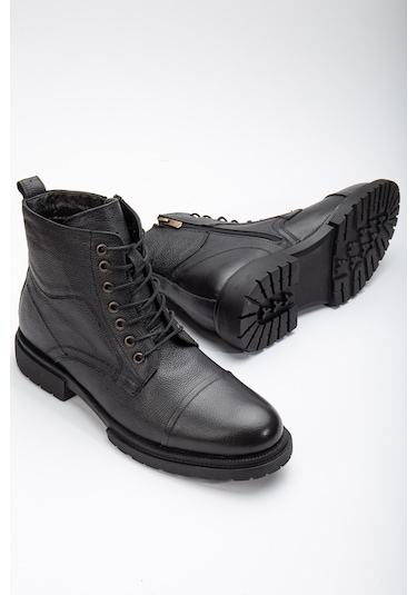 Daxtors Garantili D4002 Hakiki Deri Soğuk Geçiremez Kışlık Erkek Bot 22kdasap1000001-123 001