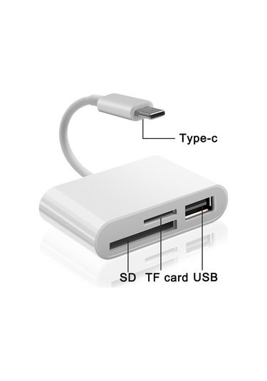 Concord D 158 Type C To Usb & Kart Okuyucu Dönüştürücü