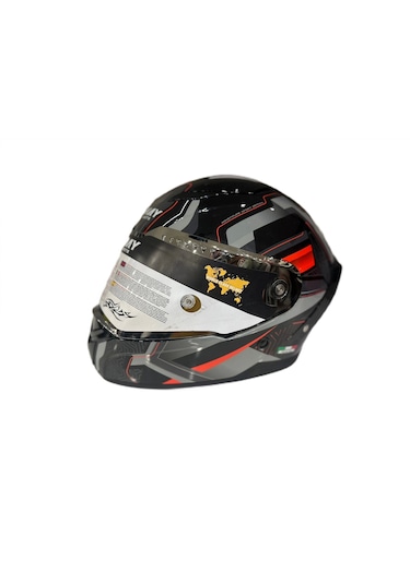 Sway Sw 850 Full Face Kapalı Motosiklet Kaskı Gri - Siyah