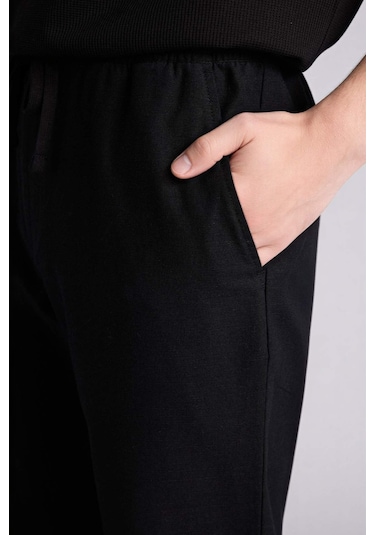 Defacto %100 Pamuk Slim Fit Pantolon D2671ax26smbk81 Siyah-bk81