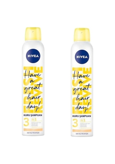Nivea Açık Saç Tonları İçin Kuru Şampuan 2 x 200 ML