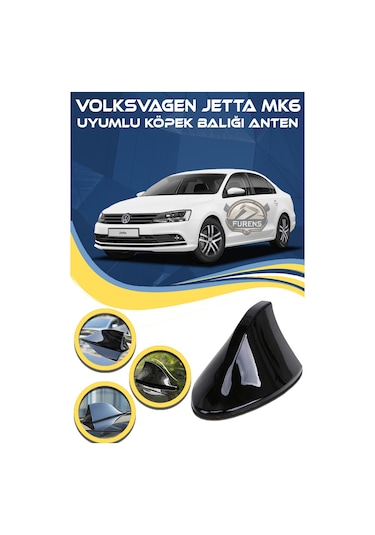 Volksvagen Jetta Mk6 Uyumlu Oto Balık Sırtı Anten Elektrikli Köpekbalığı Balina Tavan Anten