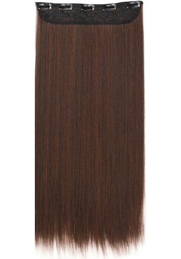 Mufunye Anında Saç Uzatan 23.6 İnç Doğal Görünümlü Klipsli Saç Eklentisi, Yüksek Kaliteli Ve Rahat Kullanım