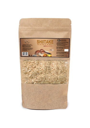 Shiitake Lentinus Edodes Mantarı Kuru Öğütülmüş 100gr