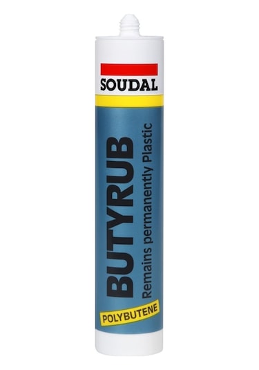 Soudal Butyrub Butilen Polimer Buhar Yalıtımlı Mastik 300 Ml Gri Gri